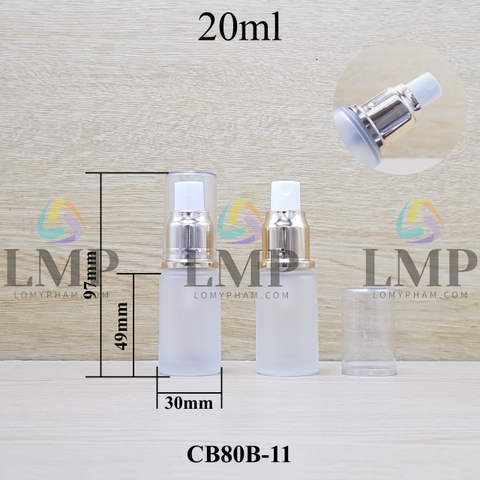 Chai thủy tinh đầu phun sương xi