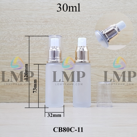 Chai thủy tinh đầu phun sương xi