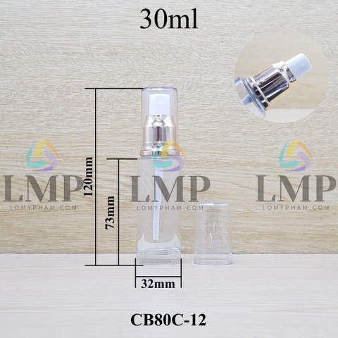 Chai thủy tinh đầu phun sương xi