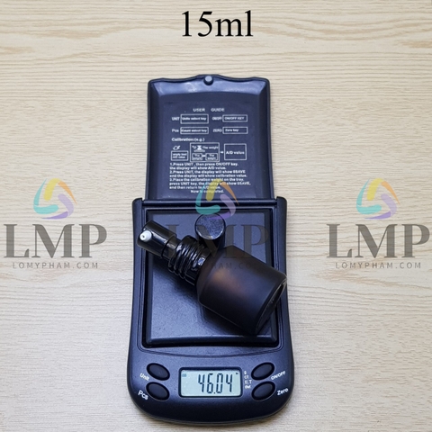 Chai thủy tinh vát đầu nhôm giọt cao 15ml