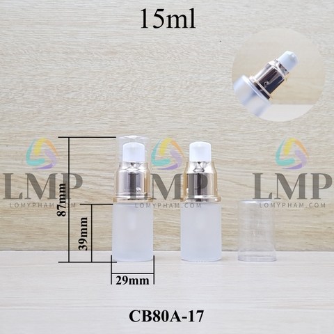 Chai thủy tinh đầu xịt giọt xi