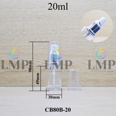 Chai thủy tinh đầu xịt giọt xi