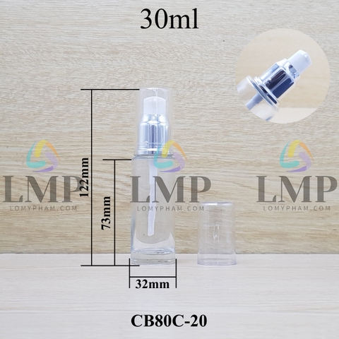 Chai thủy tinh đầu xịt giọt xi