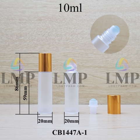 Chai thủy tinh bi lăn 10ml