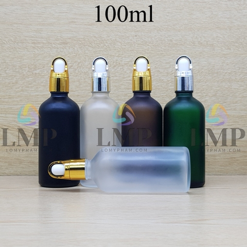 Chai tinh dầu phun mờ nắp bóp quai xách 100ml