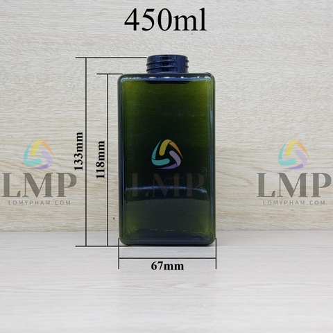 Chai lotion vuông cổ Ø24, Ø33