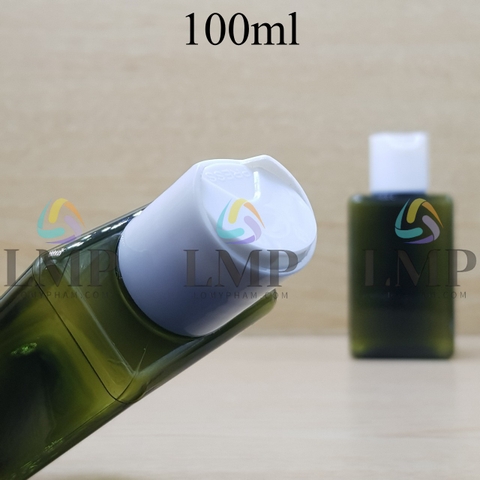 Chai lotion vuông nắp nhấn