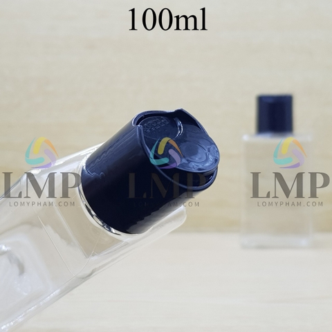 Chai lotion vuông nắp nhấn