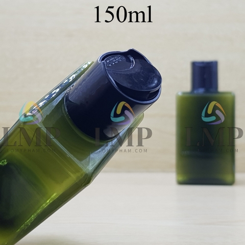 Chai lotion vuông nắp nhấn