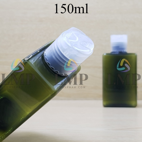 Chai lotion vuông nắp nhấn