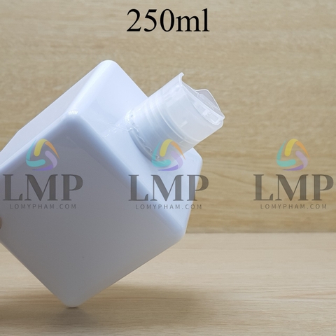 Chai lotion vuông nắp nhấn