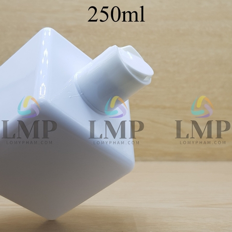 Chai lotion vuông nắp nhấn