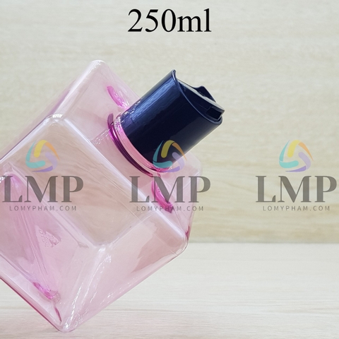 Chai lotion vuông nắp nhấn