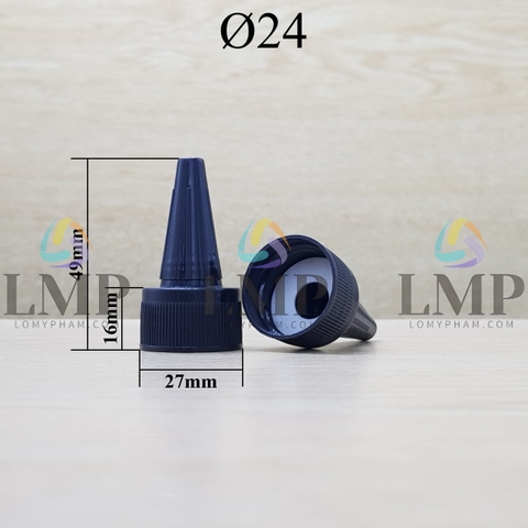 Nắp nhọn sọc Ø24