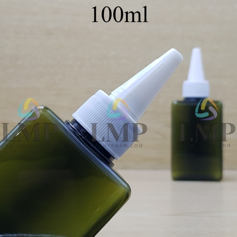 Chai lotion vuông nắp nhọn sọc