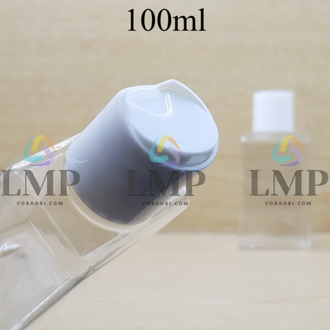 Chai lotion vuông nắp nhấn