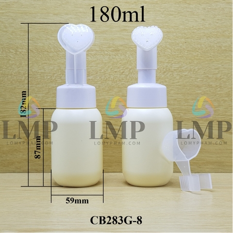 Chai HDPE tạo bọt đầu massage tim