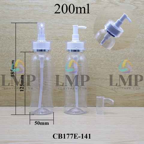 Chai 24g vai tròn vòi voi 200ml