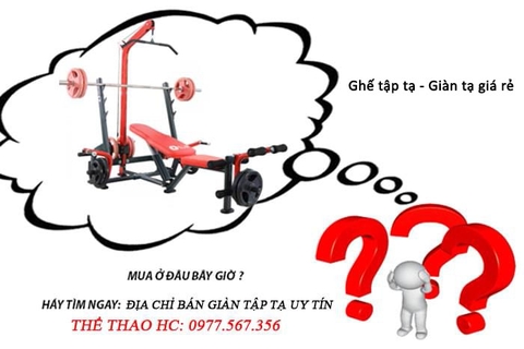 Mua giàn tập tạ ở đâu rẻ nhất - Địa chỉ bán giàn tập tạ giá rẻ nhất Hà Nội