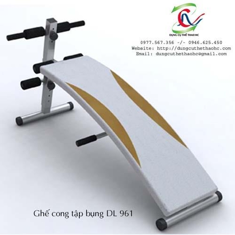 Ghế cong tập bụng DL 961