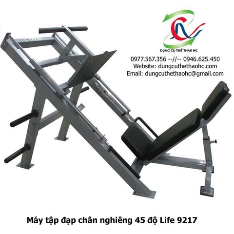 Máy tập đạp chân nghiêng 45 độ Life 9217