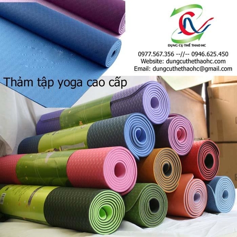 Thảm tập yoga 2 lớp cao cấp