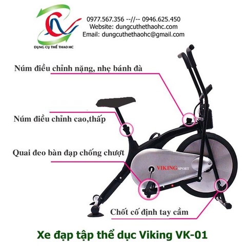 Xe đạp tập thể dục Viking VK01