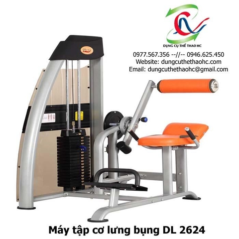 Máy tập cơ lưng bụng DL 2624