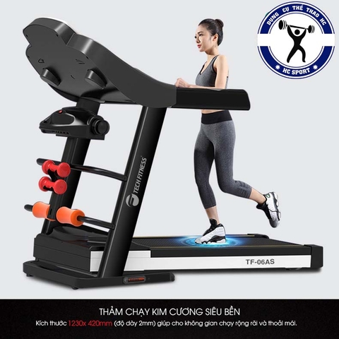 Máy chạy bộ điện TECH FITNESS TF-06AS