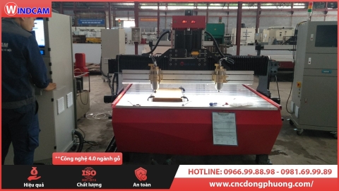 Báo giá máy CNC chạm tranh gỗ 2 đầu tại các tỉnh miền Trung