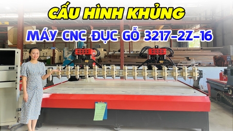 CẤU HÌNH MÁY CNC KHỦNG CHỈ CÓ TẠI CNC ĐÔNG PHƯƠNG