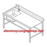 Bàn Chậu Rửa Đơn Lệch Trái