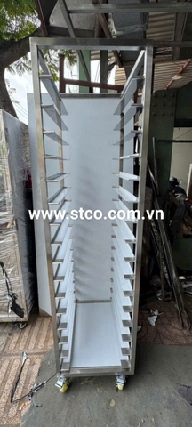Xe Đẩy Khay Bánh Mì (16Khay)