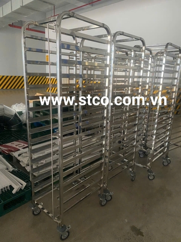 Xe Đẩy Khay Bánh (10, 15, 16 Khay, nhập khẩu)