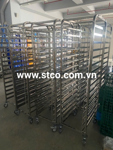 Xe Đẩy Khay Bánh (10, 15, 16 Khay, nhập khẩu)