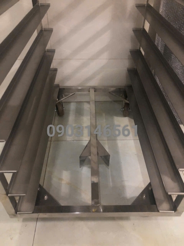 Xe Đẩy Lò Nướng Xoay