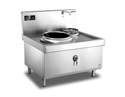 MANTRU.E - 500mm Single Burner Single Basin Induction Wok