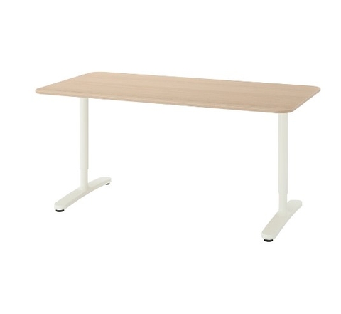 BÀN BEKANT IKEA - SỒI /TRẮNG 160x80 cm