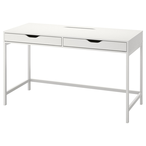 BÀN CÓ NGĂN KÉO ALEX IKEA - TRẮNG 132x58 cm