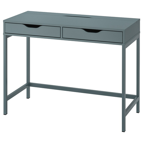 BÀN CÓ NGĂN KÉO ALEX IKEA - XANH NGỌC XÁM 100x48 cm