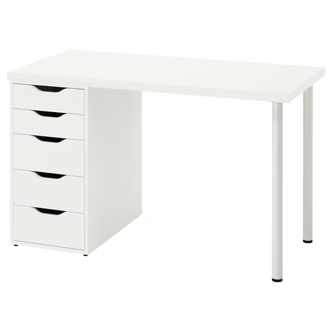 BÀN LÀM VIỆC LAGKAPTEN / ALEX IKEA - TRẮNG 120x60 cm
