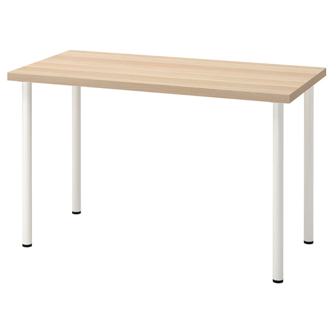BÀN LÀM VIỆC LAGKAPTEN / ADILS IKEA - GỖ SỒI/TRẮNG 120x60 cm