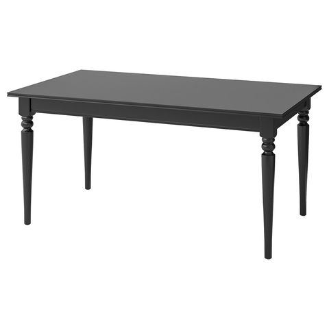 NỘI THẤT THÔNG MINH BÀN MỞ RỘNG INGATORP IKEA - ĐEN 155 / 215x87 cm