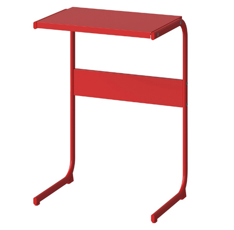 BÀN PHỤ BRUKSVARA IKEA - ĐỎ 42x30 cm