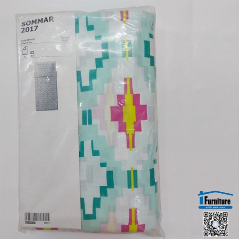 BỘ VỎ CHĂN GỐI SOMMAR IKEA (hàng chính hãng)