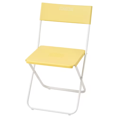GHẾ GẤP THÔNG MINH NGOÀI TRỜI FEJAN IKEA - VÀNG