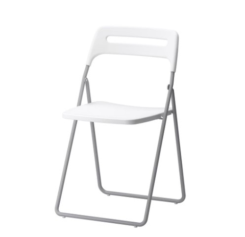 GHẾ GẤP THÔNG MINH NISSE IKEA - TRẮNG