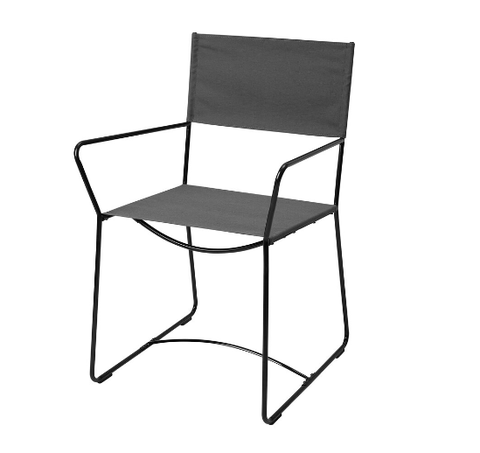 GHẾ TỰA HÖGALT IKEA - ĐEN/XÁM