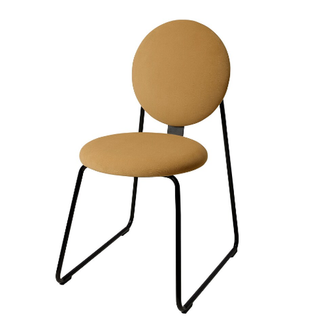 GHẾ TỰA MÅNHULT IKEA - ĐEN/VÀNG NÂU