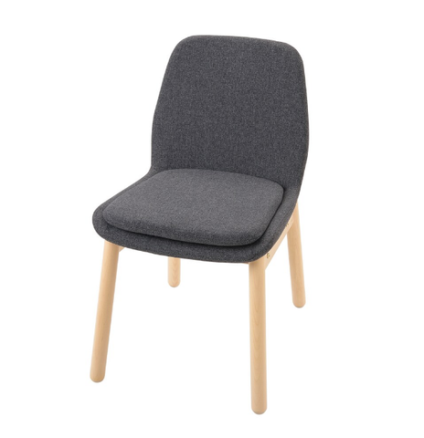 GHẾ TỰA CÓ ĐỆM VEDBO IKEA - XÁM
